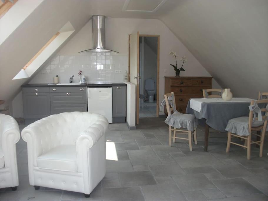 Apartmán Terrasse, Campagne Et Mer Troguery Exteriér fotografie